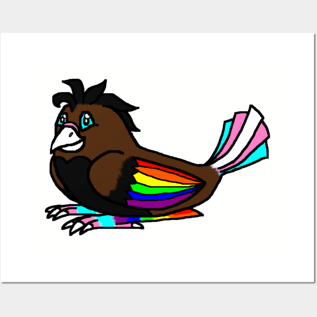 Pride Bird Wall Art by HuskyWerewolf